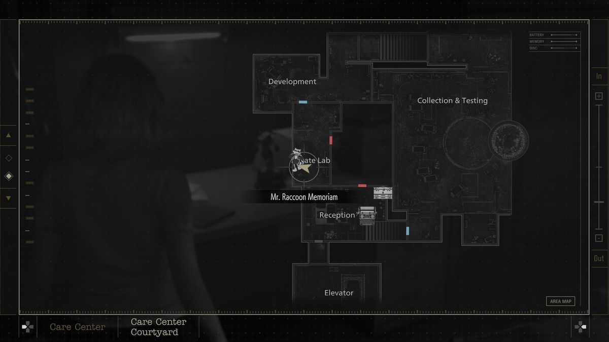 Resident Evil Requiem Mr. Raccoon - Private Lab