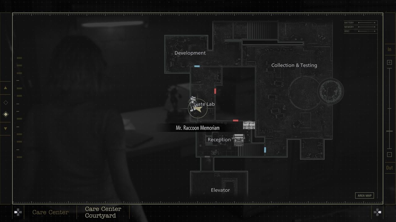 Resident Evil Requiem Mr. Raccoon - Private Lab