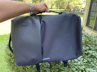 Incase Travel Pack Lifestyle Side Handle Front View