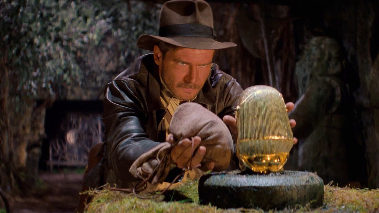 Harrison Ford in Raiders of the Lost Ark.