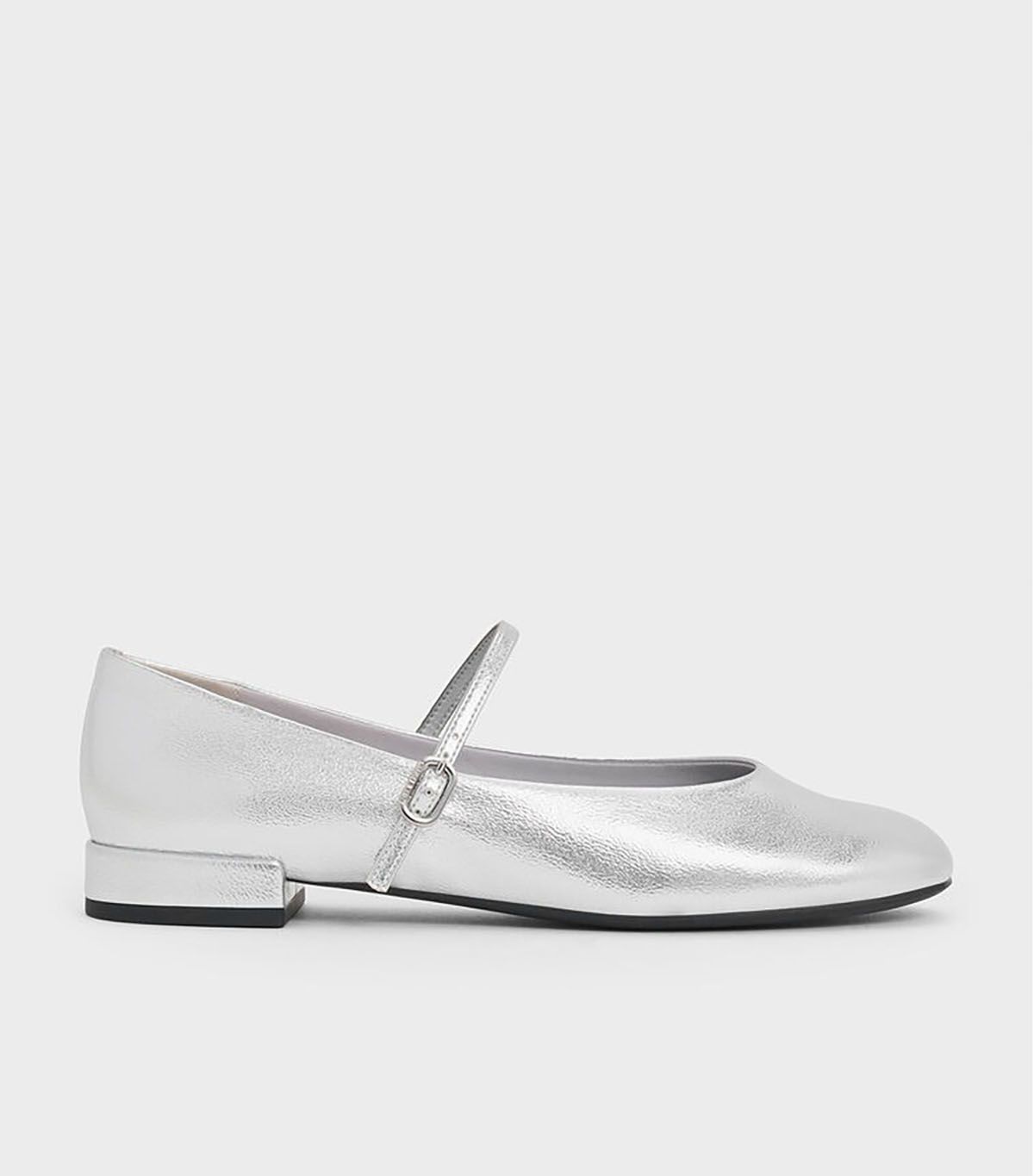 Charles & Keith, Gertrude Metallic Mary Janes