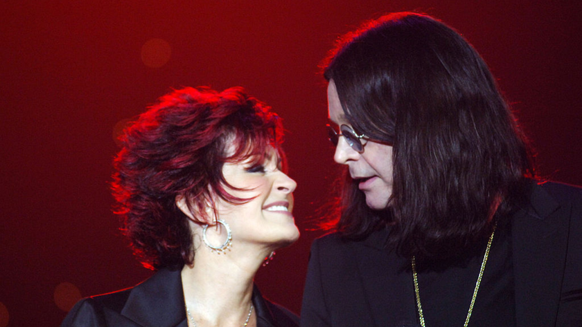 Sharon Osbourne and Ozzy Osbourne, hosts during 2005 MTV Australia Video Music Awards - Show at Big Top, Luna Park in Sydney, New South Wales, Australia. 