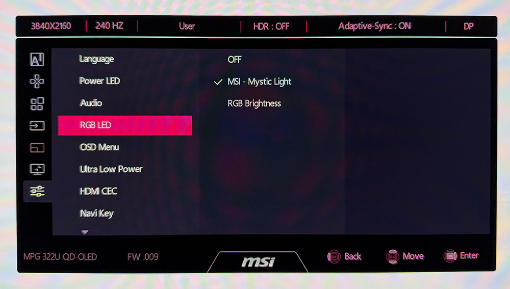 MSI MPG 322UR QD-OLED X24