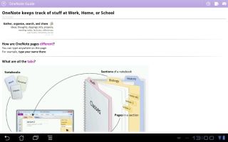 Microsoft OneNote for Android and iOS