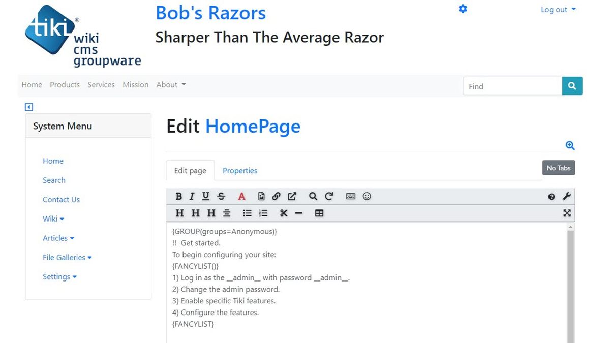 Set up your own groupware service with Tiki Wiki CMS TechRadar