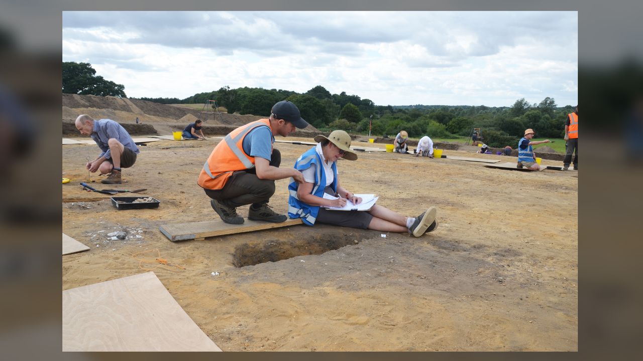 Archaeologists think the halls in the royal compound would have been used for months at a time, after which the king and his retinue would move on to another royal residence