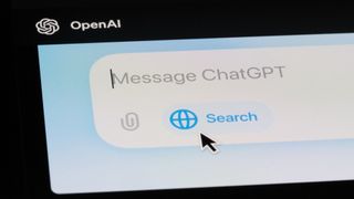 ChatGPT search interface