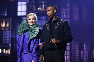 Daniel Sturridge alongside Paloma Faith at the Brit Awards in February 2019.