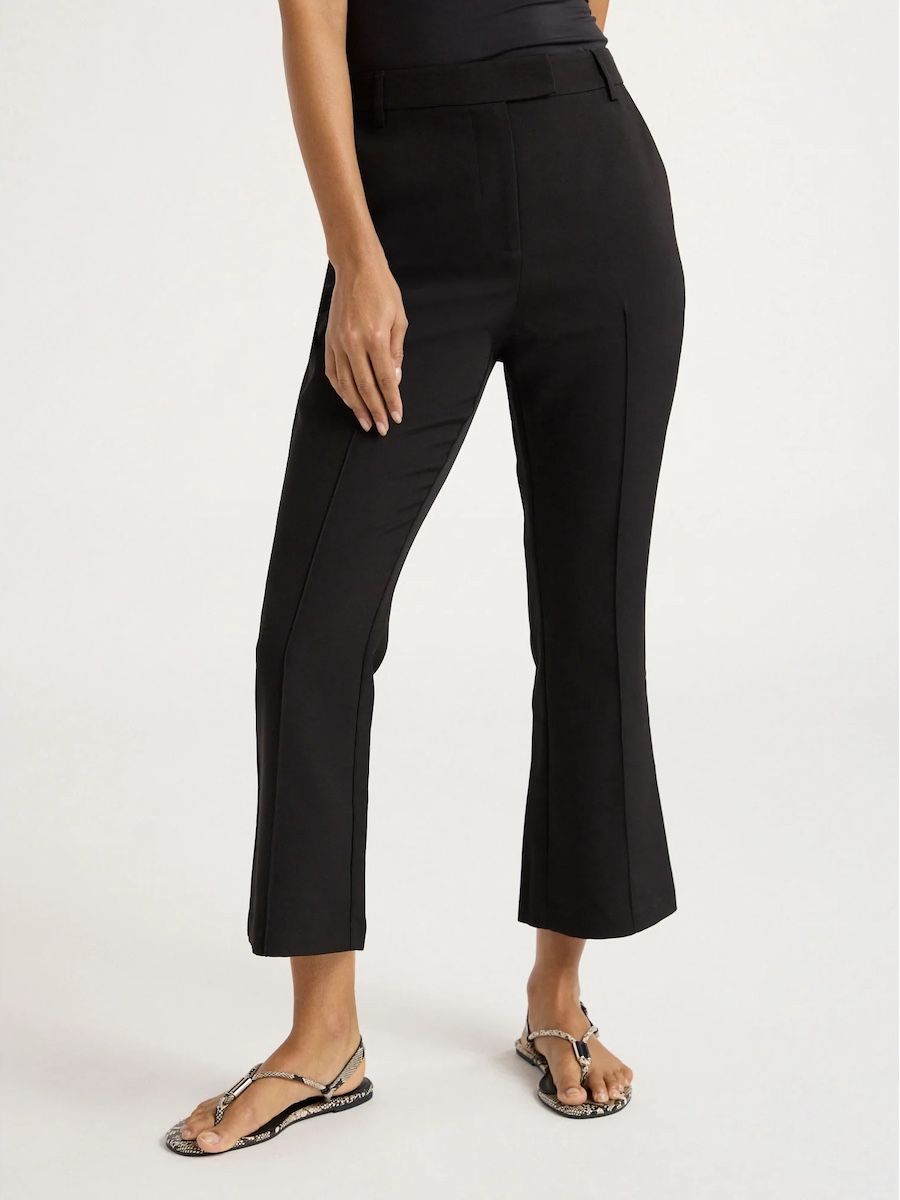 Scoop, Scoop Women's Ultimate Cropped High Waisted Flare Trouser Suit Pants, 26’’ Inseam, Sizes 0-18