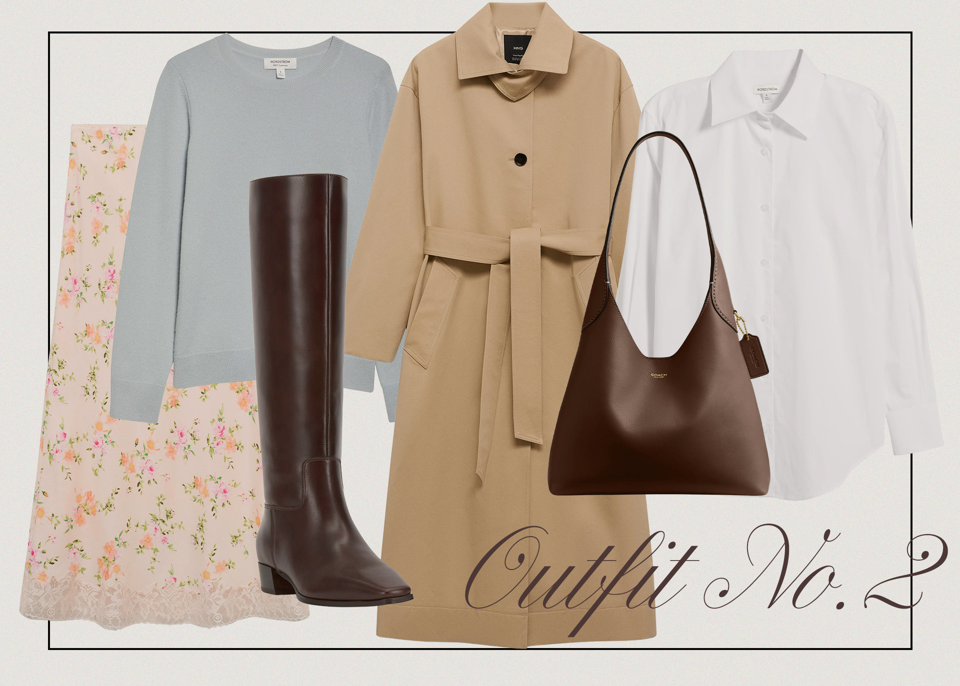 Collage of Nordstrom Fall Outfits