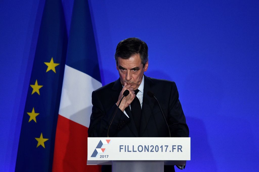 French presidential candidate Francois Fillon.