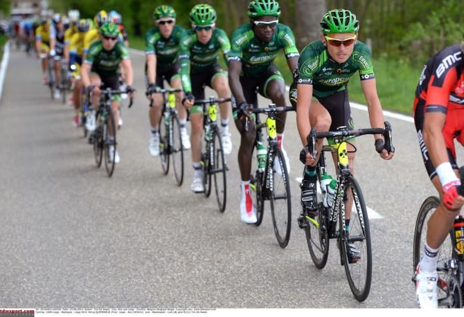 Team Europcar controlling the race