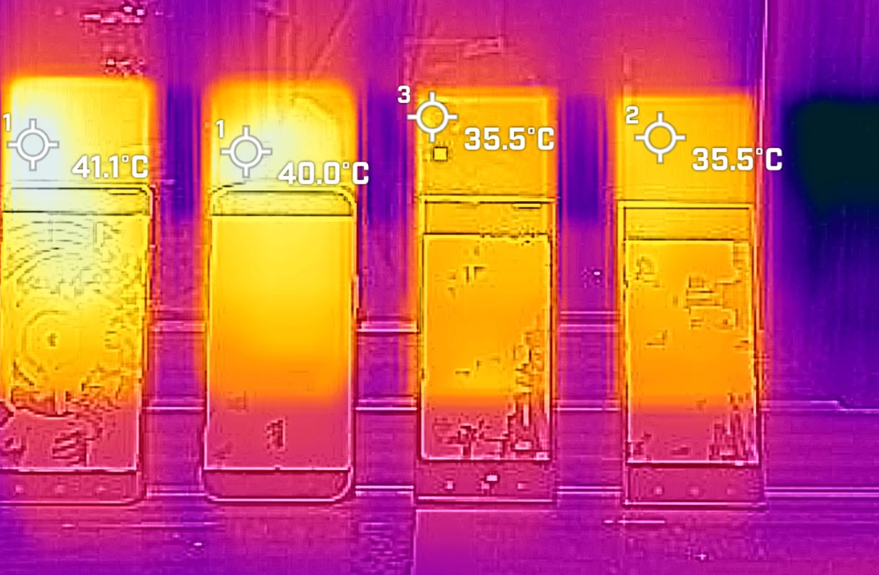 z fold 8 ultra thermal camera test
