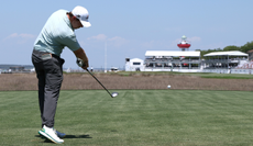 Matt Fitzpatrick hits a tee shot