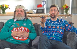 Comediens such as Miranda’s Sally Phillips and Sarah Hadland, or The Royle Family’s Ricky Tomlinson and Ralf Little settle down on their sofas to watch Christmas specials of yesteryear