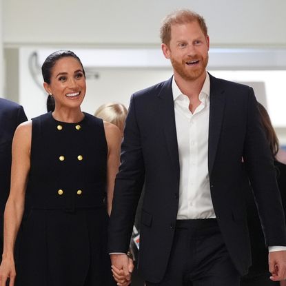 Meghan Markle and Prince Harry visit the Royal Children's Hospital on April 14, 2026 in Melbourne, Australia.