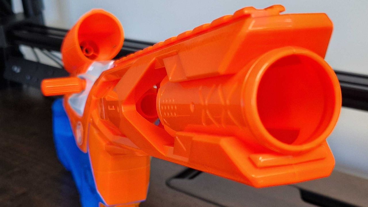 Looking down the barrel of the Nerf N-Series Pinpoint