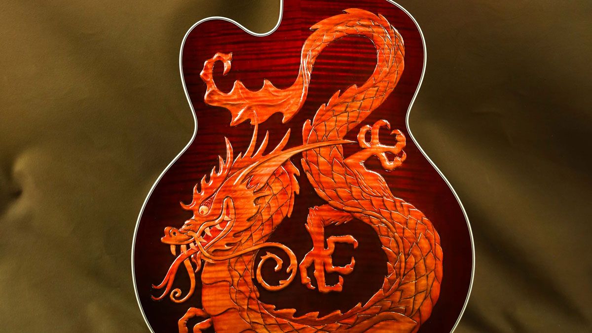 Gibson China Dragon Super 400 archtop guitar