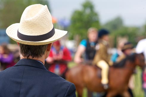 A judge at a county show
