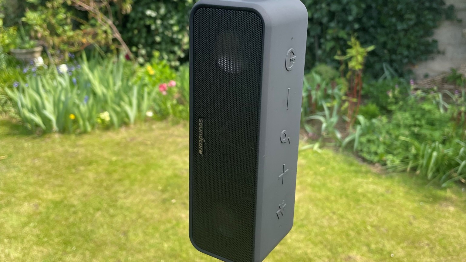 Anker Soundcore 3 being carried outside