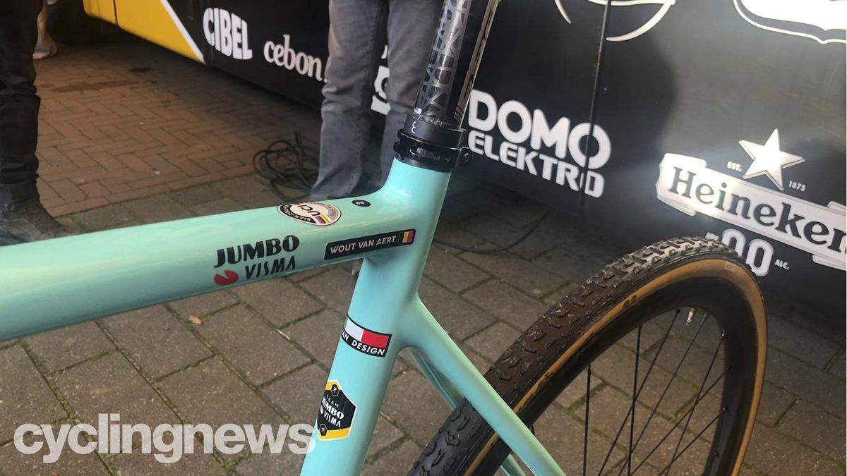 Wout Van Aert's Bianchi Zolder Pro