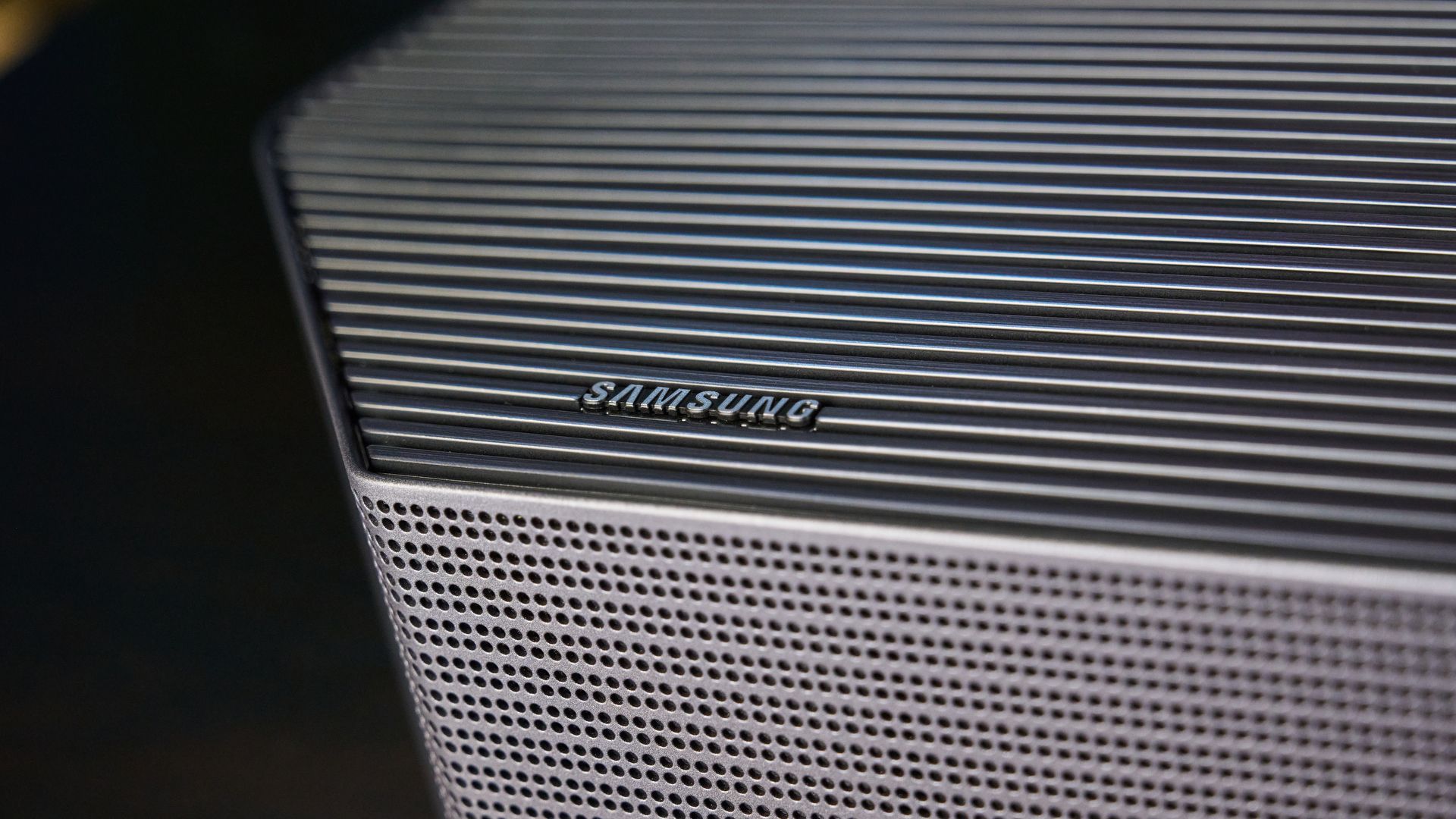 the samsung q990h soundbar with subwoofer and rears