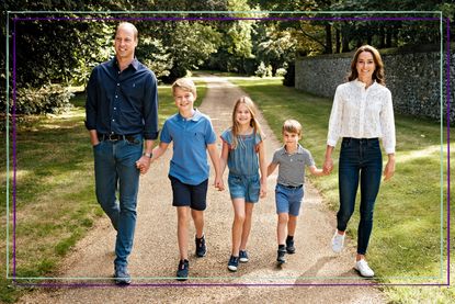 Kate Middleton, Prince William, Prince George, Princess Charlotte and Prince Louis Christmas card photo 2022