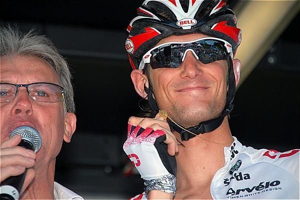 Frank Schleck (CSC) before the start.
