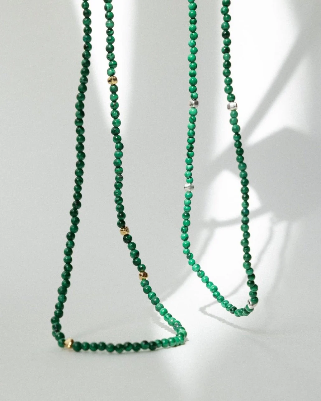 'madison' Malachite Beaded Necklace