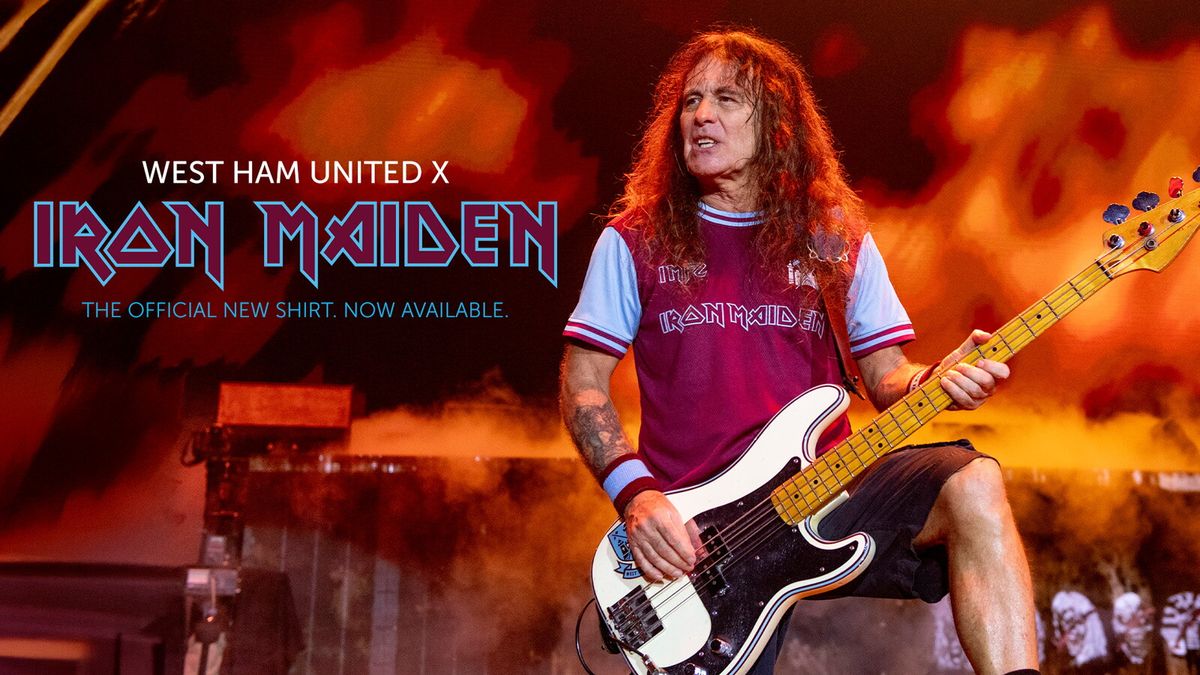 Iron Maiden team up with West Ham United for joint 50th