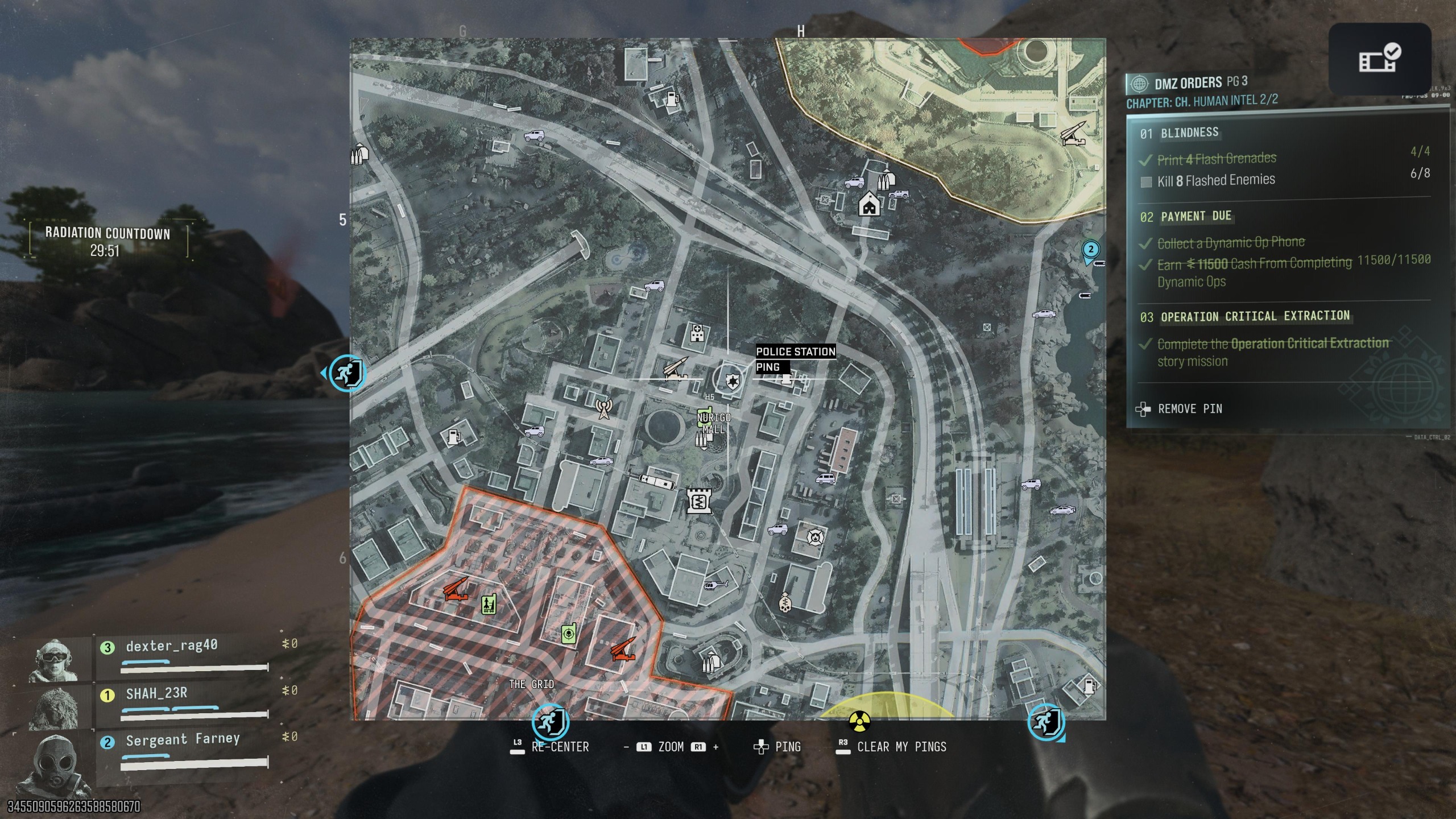 A Police Station on a map in Modern Warfare 4 DMZ