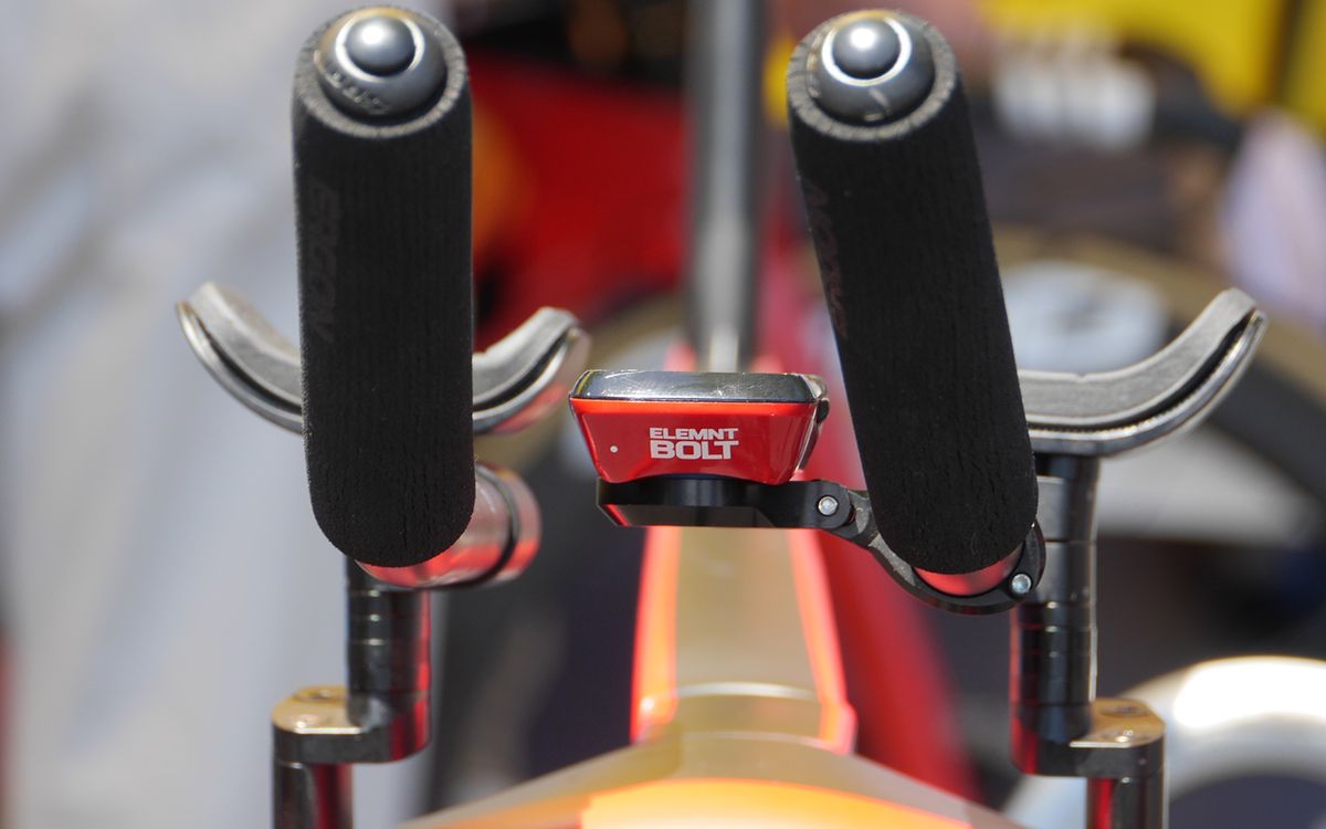 Katusha-Alpecin have been racing at the Tour de France with team-issue red Wahoo Elemnt Bolt computers
