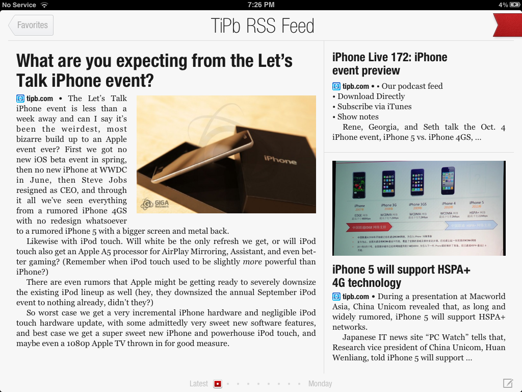 Top 5 RSS news feed readers for iPhone, iPad | iMore