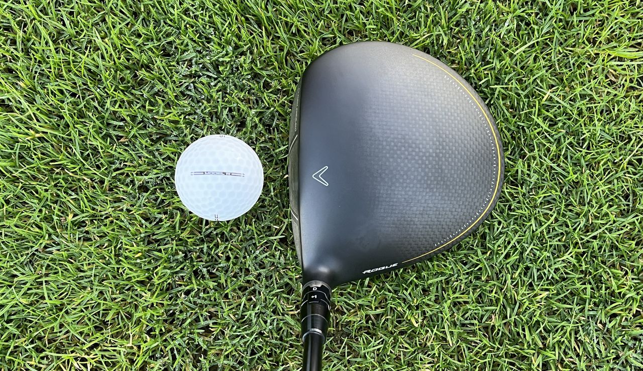 The Callaway Rogue ST Max at address