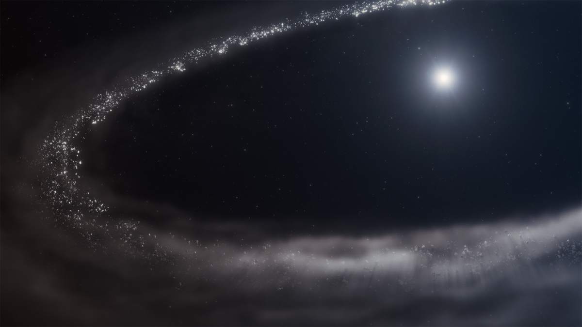 James Webb Space Telescope discovers an alien planetary system's icy edge