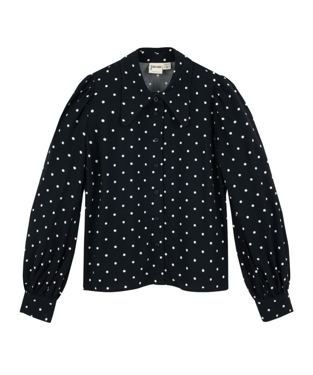 Joanie Fiona Polka Dot Print Blouse