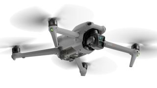 DJI Air 3 drone tegen een witte achtergrond