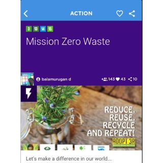 Screenshot: Mission Zero Waste