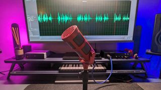 Sontronics Podcast Pro in this writer's home studio