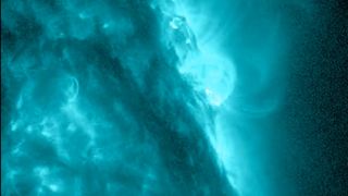 An M-class solar flare erupted from the sun on September 16, causing a radio blackout in parts of the world.