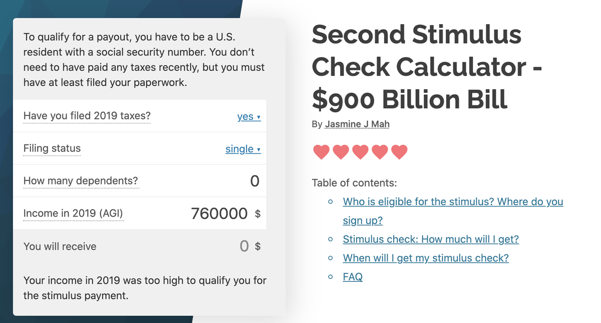 Second stimulus check calculator See how much money you get Tom's Guide