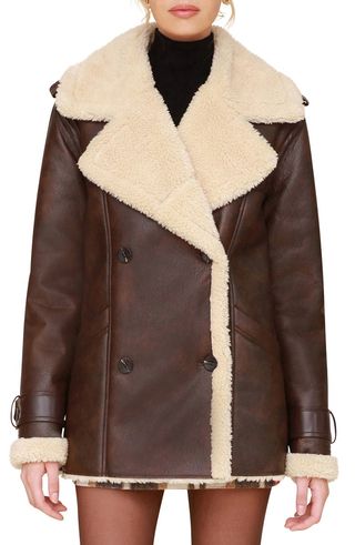 Faux Shearling Coat