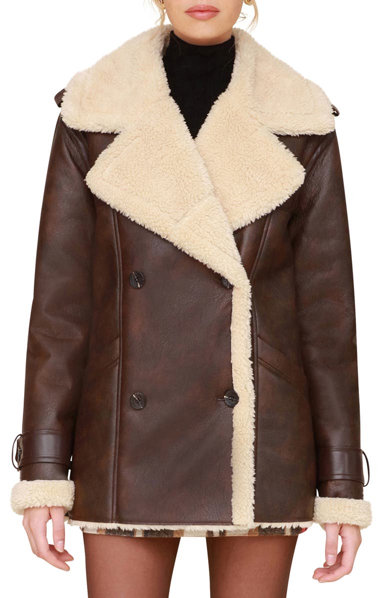 Faux Shearling Coat