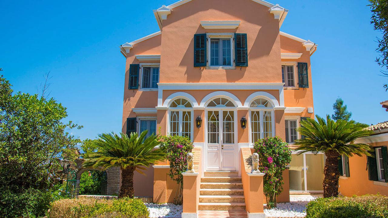 Exterior view of Villa 1870, Corfu