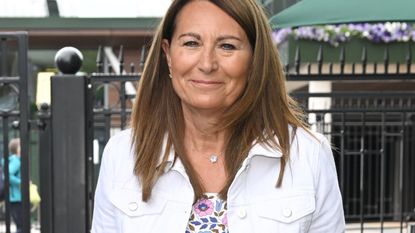 Carole Middleton's floral jumpsuit