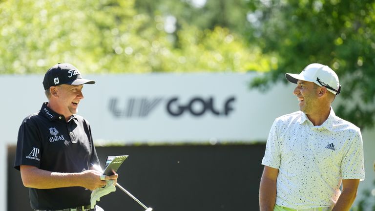 Ian Poulter and Sergio Garcia are two of the 48 players teeing it up at the first LIV Golf Series event at the Centurion Club