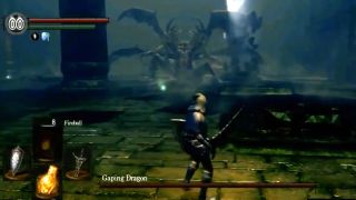 Dark Souls Remastered boss: Gaping Dragon