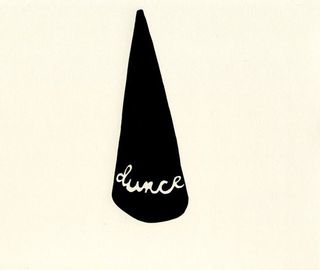 Drawing of a black cone
