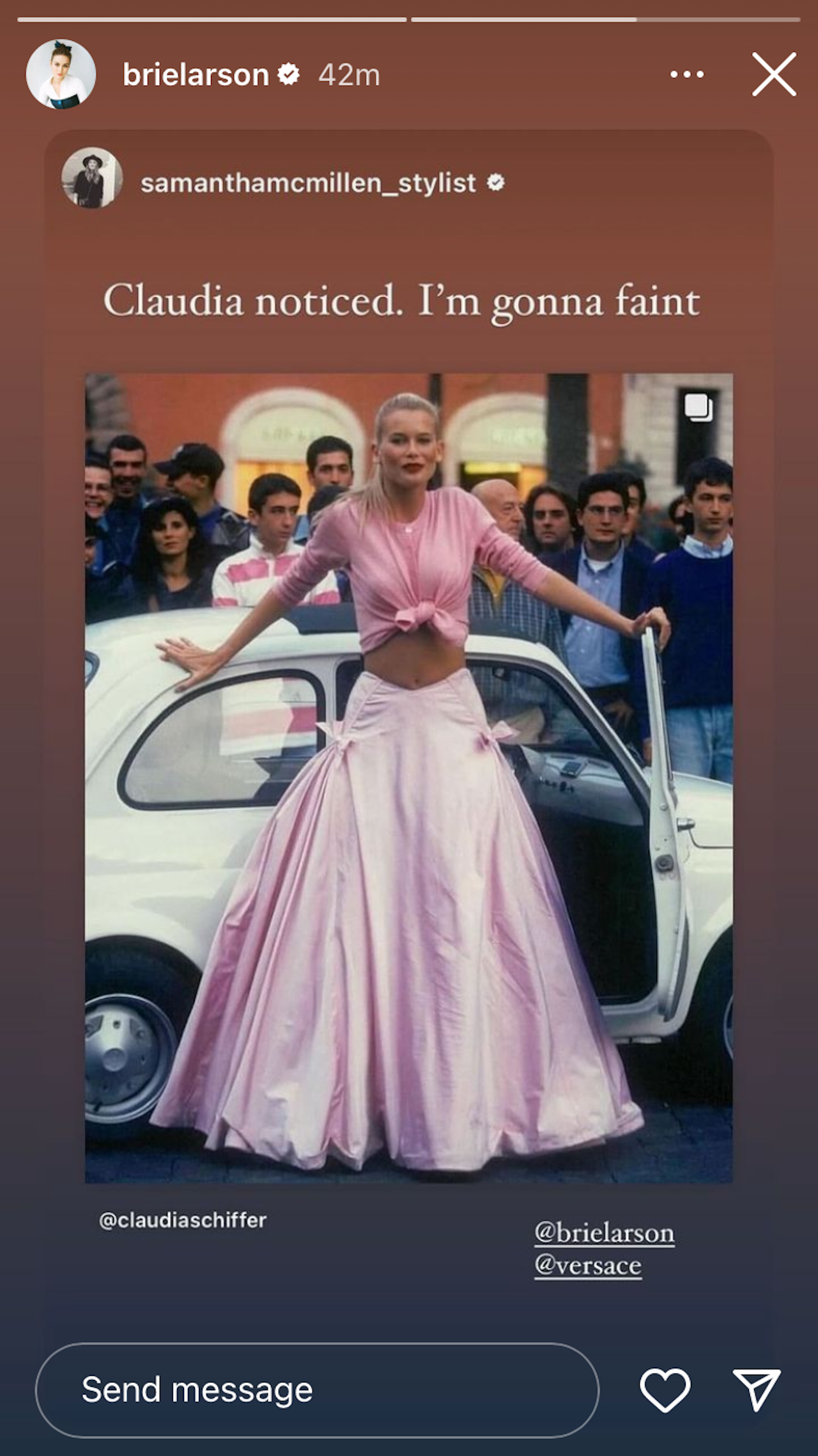 Claudia Schiffer in der Vogue von 1994
