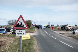 Yorkshire is riddled with short sharp climbs with obscene gradients (Photo: Russ Ellis)